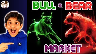 What are a Bull amp Bear Market A Simple Explanation for Kids and Beginners [upl. by Tijnar]