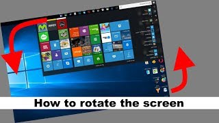 How to rotate the screen in Windows 1011 amp turn ONOFF auto rotation  Working 2025 [upl. by Ellek]