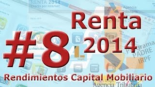 Rendimientos del Capital Mobiliario [upl. by Airad]