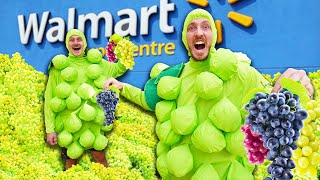 WE BOUGHT ALL THE GRAPES FROM WALMART [upl. by Ydnew]