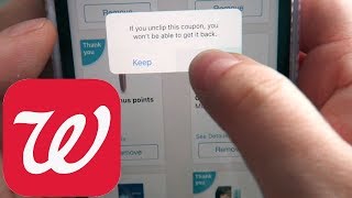 How to remove digital coupons from Walgreens app [upl. by Boutis]