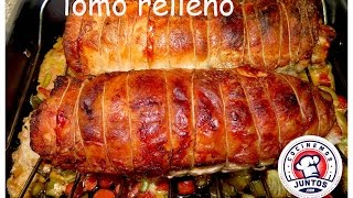 Lomo de cerdo relleno Una receta para navidad [upl. by Turro]