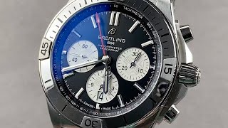 Breitling Chronomat B01 AB0134101B1A1 Breitling Watch Review [upl. by Ahsait]