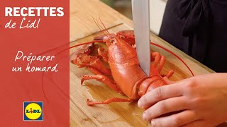 Comment préparer un homard  Lidl France [upl. by Bonaparte470]