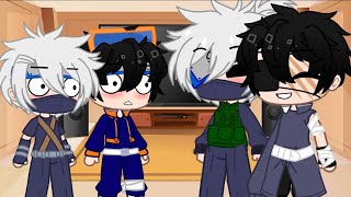 Team Minato team kakashi and tobi react to bamboleo meme  obikaka [upl. by Anirtek]