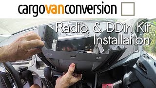 Ford Transit Radio Upgrade amp DDin Installation [upl. by Schaffer]