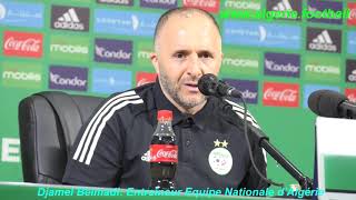 Algérie  Botswana  La conférence de presse de Djamel Belmadi [upl. by Hsirk982]