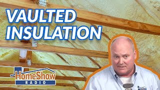 Vaulted Ceiling Insulation [upl. by Aveneg473]