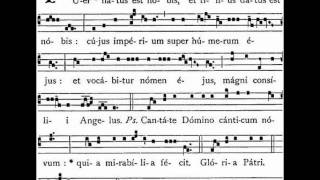 Introit Puer natus est nobis  Gregorian Chant [upl. by Kifar453]