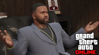 Franklin talks about Michael in GTA Online the Contract [upl. by Llednyl]