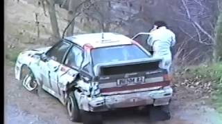 Crash Michele Mouton and Fabrizia Pons WRC Rally MonteCarlo 1983 [upl. by Deane]