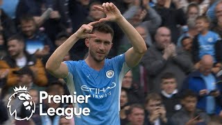 Aymeric Laporte nets Manchester Citys third goal against Norwich City  Premier League  NBC Sports [upl. by Shepp]