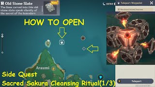 Sacred Sakura Cleansing Ritual At Araumi  Barrier Puzzle Part 3  Genshin Impact [upl. by Saitam]