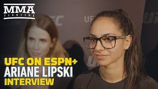 UFC Brooklyn Ariane Lipski Explains How She Got Violence Queen Nickname  MMA Fighting [upl. by Nalda]