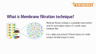 Membrane Filtration method in Pharmaceutical industry [upl. by Ybanrab]