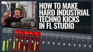 How To Make Hard Industrial Techno Rumble Kicks FL Studio Tutorial [upl. by Noelani]