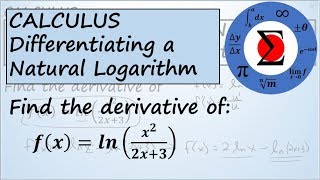 Calculus  Differentiating the Natural Logarithmic Function [upl. by Seerdi561]