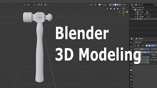 Blender 28 Beginner 3D Modeling Tutorial [upl. by Bethezel716]