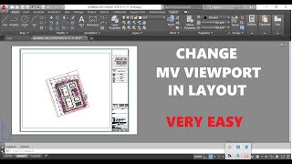 How to rotate mv viewport in layout easy method [upl. by Valleau]