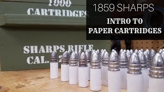 1859 Sharps Paper Cartridge 101 [upl. by Ellehcar957]