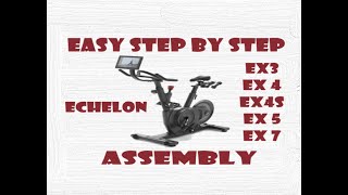 Echelon Connect EX 4 4S Easy Step by Step Assembly of Costco spin bike [upl. by Otsirc]