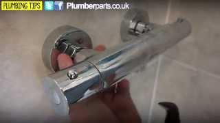 HOW TO CHANGE SHOWER VALVE  THERMOSTATIC  Plumbing Tips [upl. by Aketal]