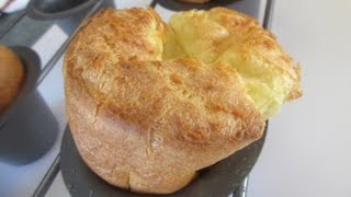 POPOVERS  How to make Basic POPOVERS Recipe [upl. by Burkhart830]