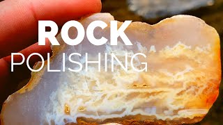 How To Polish Rocks Rhyolite Agates amp Chalcedony [upl. by Blackstock449]