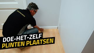 Plinten plaatsen  Plintenfabriek doehetzelf [upl. by Nnylak]