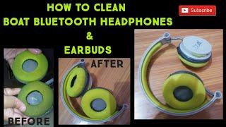 HOW TO CLEAN BOAT HEADPHONES amp EARBUDS [upl. by Celesta]