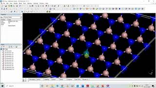 How to Build 2D Materials using Material Studious Graphite BN BP and Molybdenum disulfide [upl. by Lough]