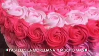 PASTEL DE ROSAS  ROCETONES CON CHANTILLY  video para principiantes [upl. by Naitsabas628]