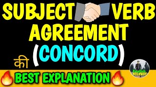 Subject Verb Agreement  SubjectVerb Concord  Basic Rules amp Examples  English Grammar in Hindi [upl. by Rabassa392]