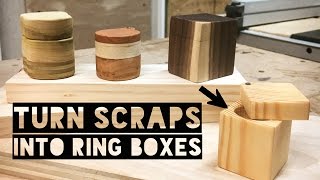 How to Make a Scrap Wood Ring Box [upl. by Nnilsia]