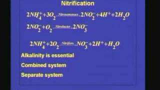 Lecture 24 AerationNitrification and Denitrification [upl. by Ensoll]