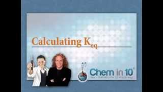 Calculating Keq the Equilibrium Constant [upl. by Romulus]