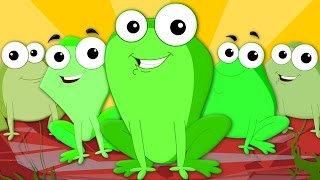 Five Little Speckled Frogs  Nursery Rhymes  Kids Songs  Baby Rhymes [upl. by Travis]