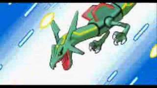 Pokémon Emerald  The Rayquaza Cutscene [upl. by Ecam165]