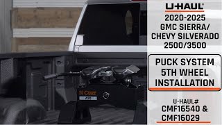 20202025 GMCChevy 25003500 long Bed  UHaul OE 5th Wheel Installation  CMF16540 amp CMF16029 [upl. by Zendah650]