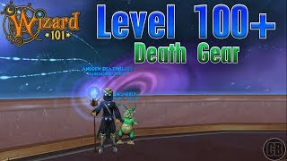 Wizard101 Gear Setup Level 100 Death [upl. by Lamp]