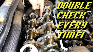 Ford Quick Tips 61 30L DOHC Duratec Camshaft Cap Inspection [upl. by Ronda]