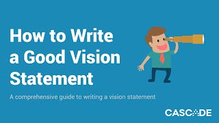 How to Write a Good Vision Statement [upl. by Armbruster892]