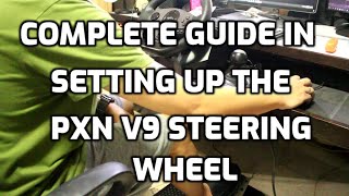 The complete guide in setting up the PXN V9 steering wheel [upl. by Iredale965]