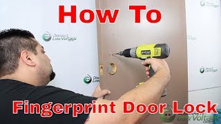 How to install your own Biometric Fingerprint Door Lock [upl. by Adnilam]