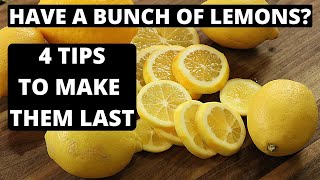 Too Many Lemons Preserve Lemons 4 Ways [upl. by Barrow79]