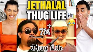 JETHALAL THUG LIFE 😎  Funny Video  TMKOC  deci toons  REACTION [upl. by Syla]