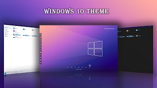 Windows 11  Clean Windows 10 Theme  How to Customize Windows 10 [upl. by Annaoi]