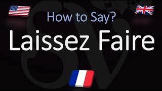 How to Pronounce Laissez Faire CORRECTLY English American French Pronunciation [upl. by Christan]