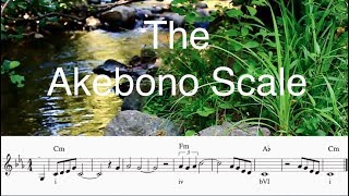 How to Write Traditional Japanese Styled Music The Akebono Scale [upl. by Kelley]