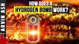 Nuclear Bomb How it Works in detail Atomic vs Hydrogen bomb Hbomb [upl. by Seaddon]